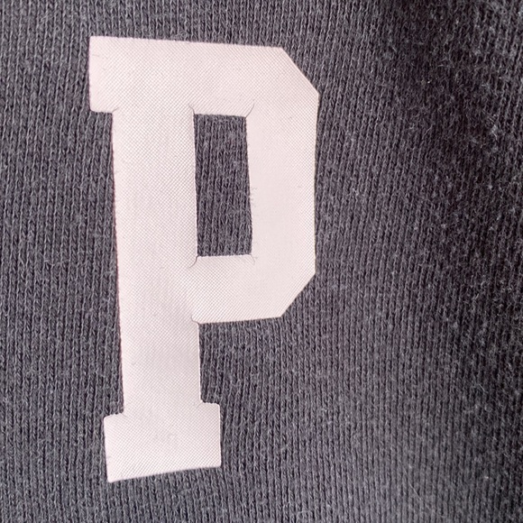 Black Half-Zip Sweatshirt by PINK - Picture 3 of 5